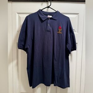 Vintage 1996 Atlanta Olympics Polo XL Navy Blue